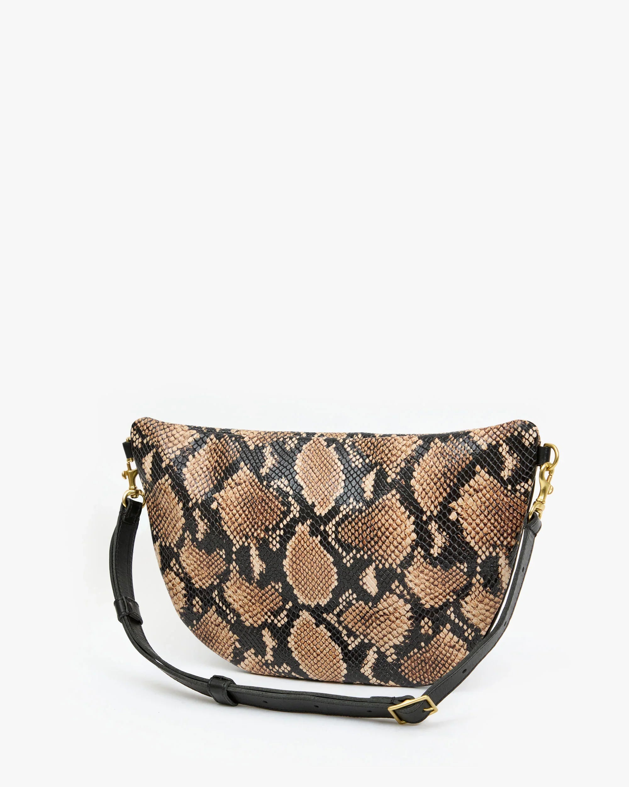 Grande Fanny in Tan Desert Snake w/ Piping & Studs