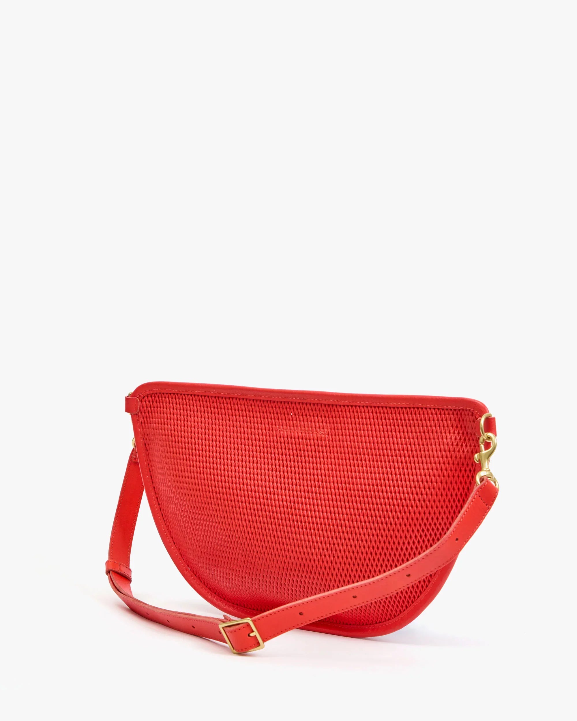 Grande Fanny in Bright Poppy Diamond Perf