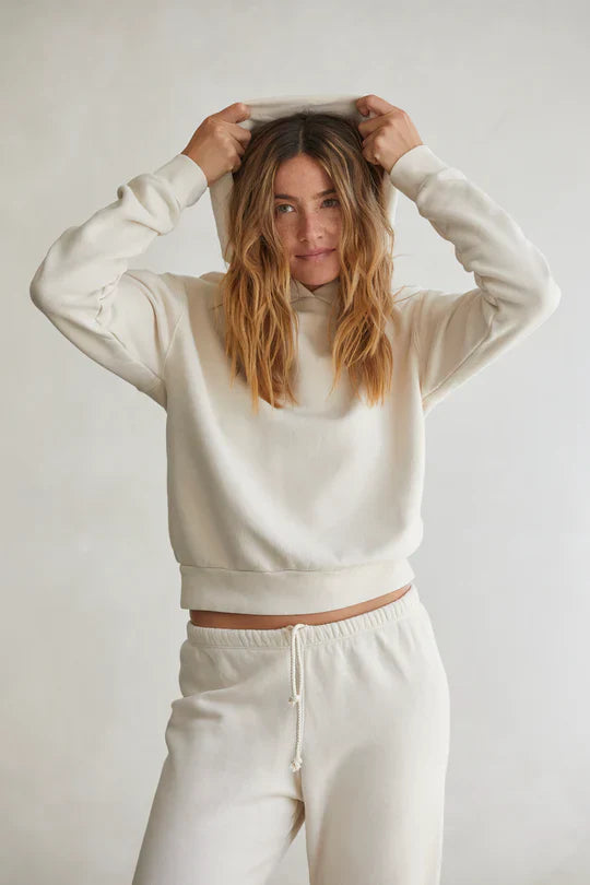Heart Hoodie in Sugar