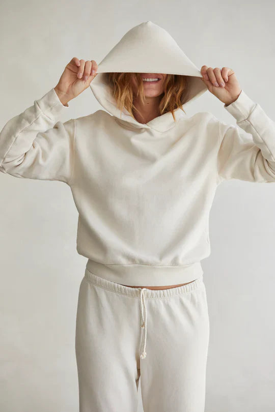 Heart Hoodie in Sugar