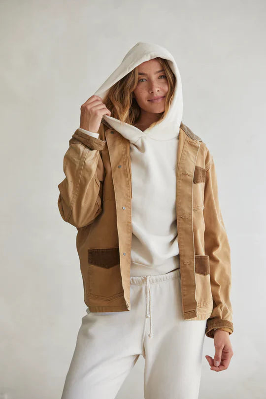Heart Hoodie in Sugar