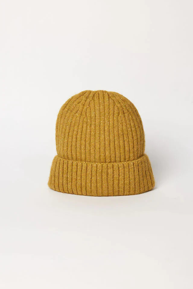 Key Beanie in Mustard
