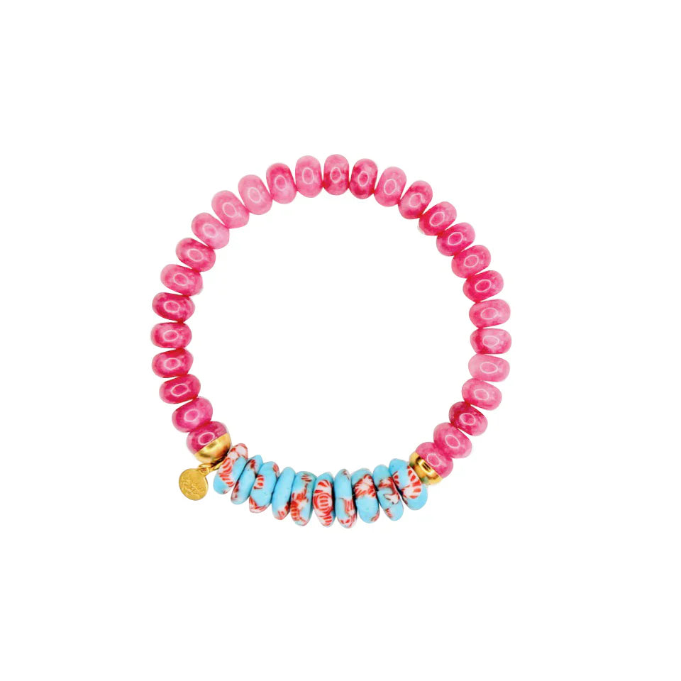 Julep Stretch Bracelet in Pink Sorbet