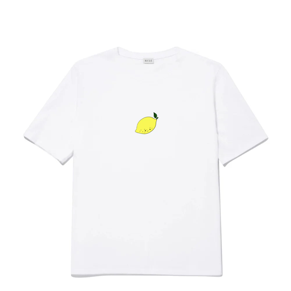 The Modern Lemon Tee in White