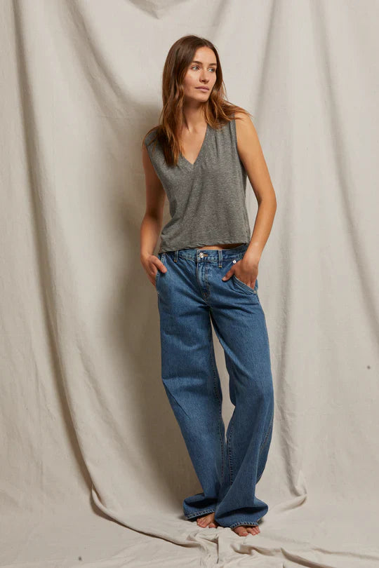 Margot Tee in Heather Grey