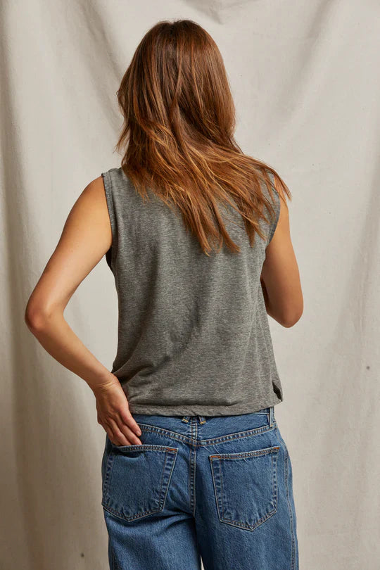 Margot Tee in Heather Grey