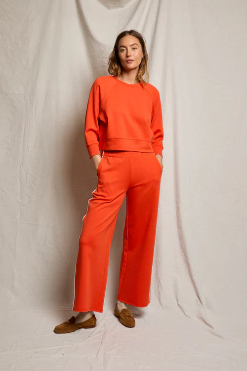 Mikos Wide Leg Pants in Tomato