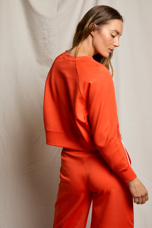 Nell Sweatshirt in Tomato