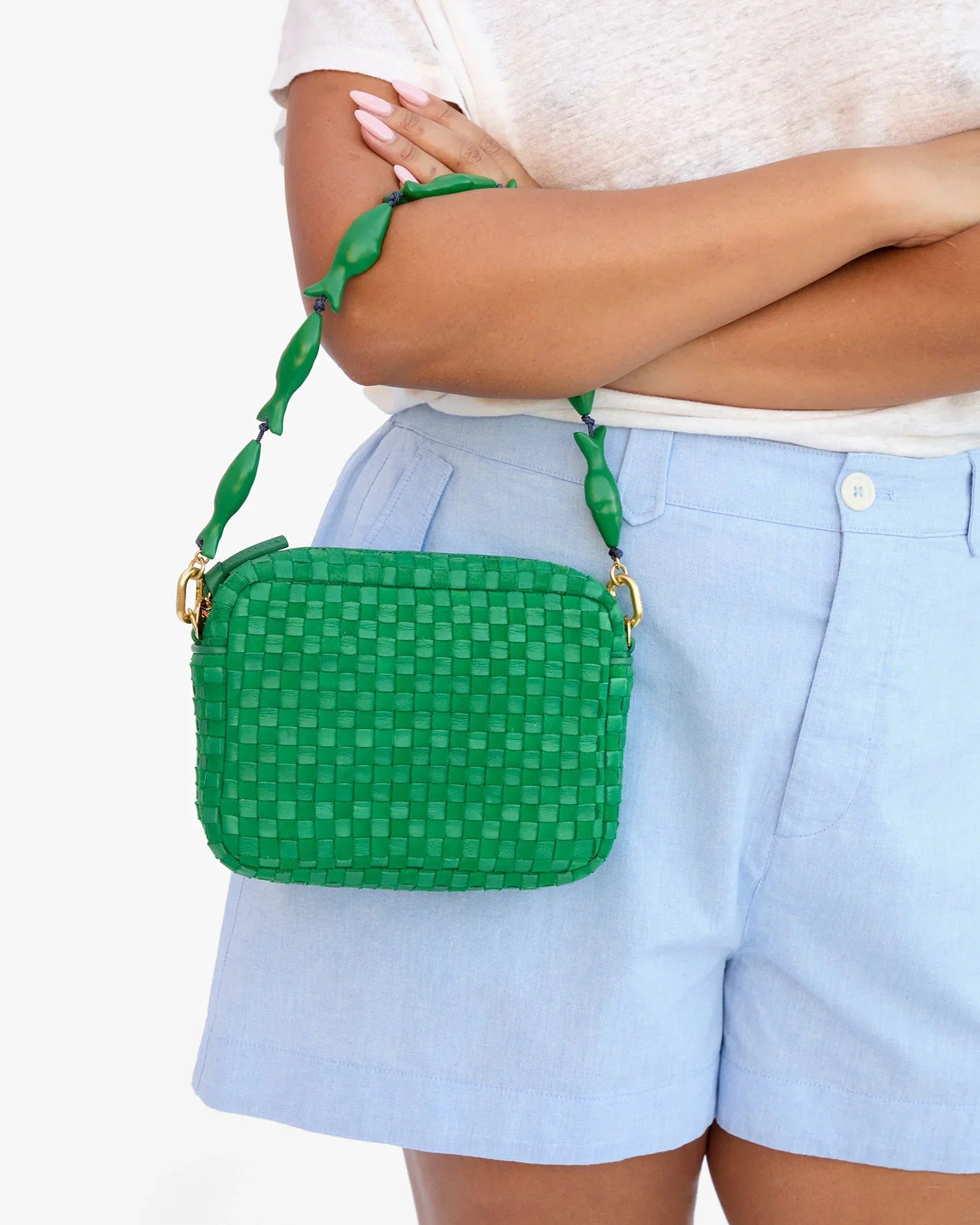 Sardine Shortie Strap in Emerald