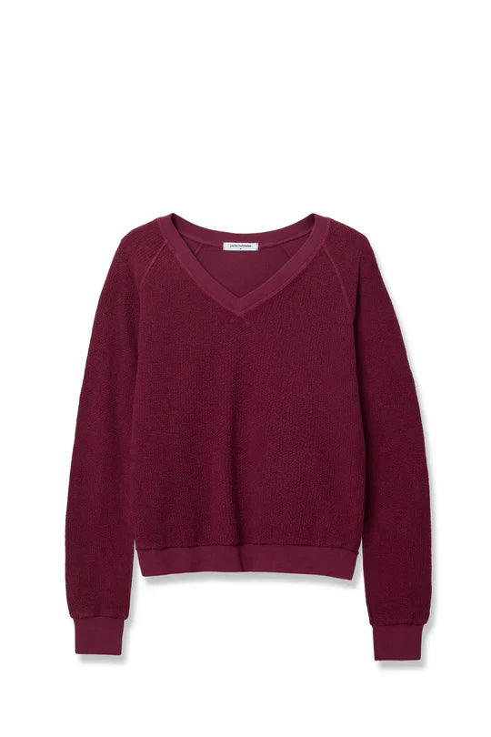 Zuri Sweatshirt in Dark Burgundy