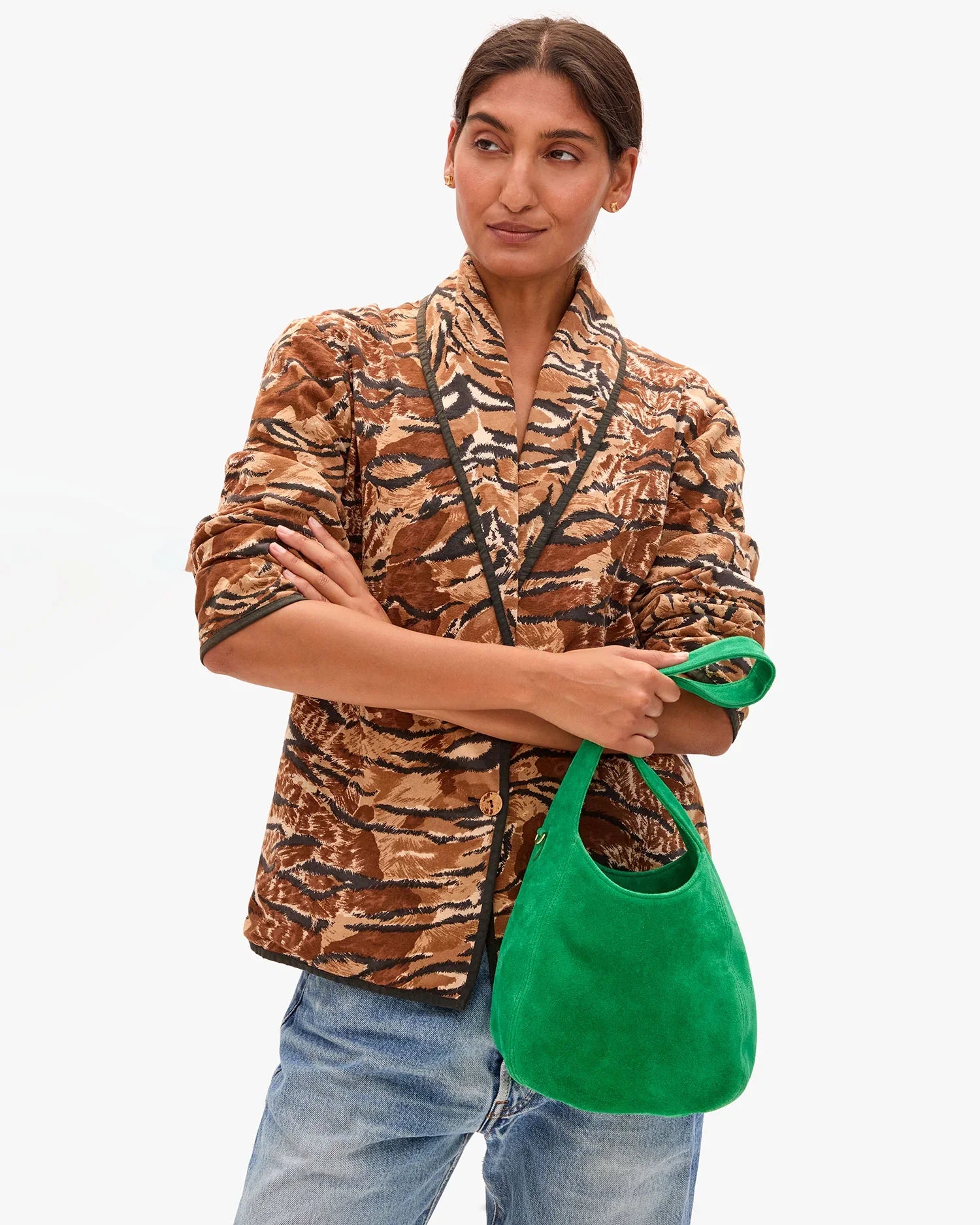 Petit Bando in Grass Suede