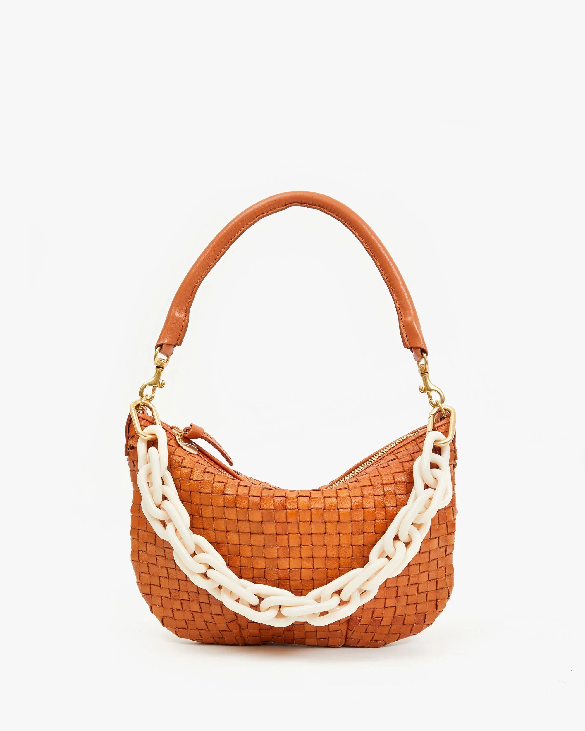 Petit Moyen in Natural Woven Checker