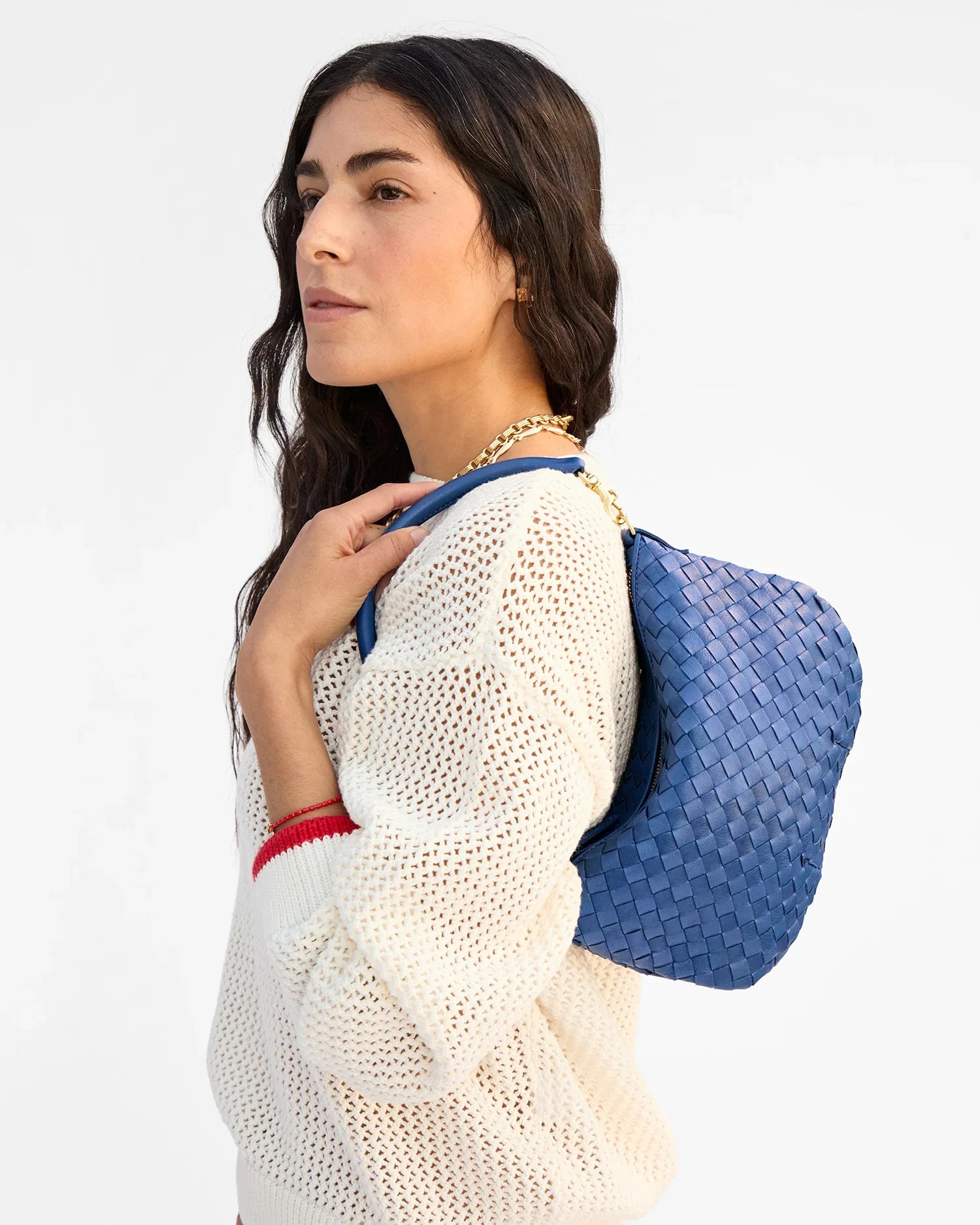 Petit Moyen Messenger in French Blue