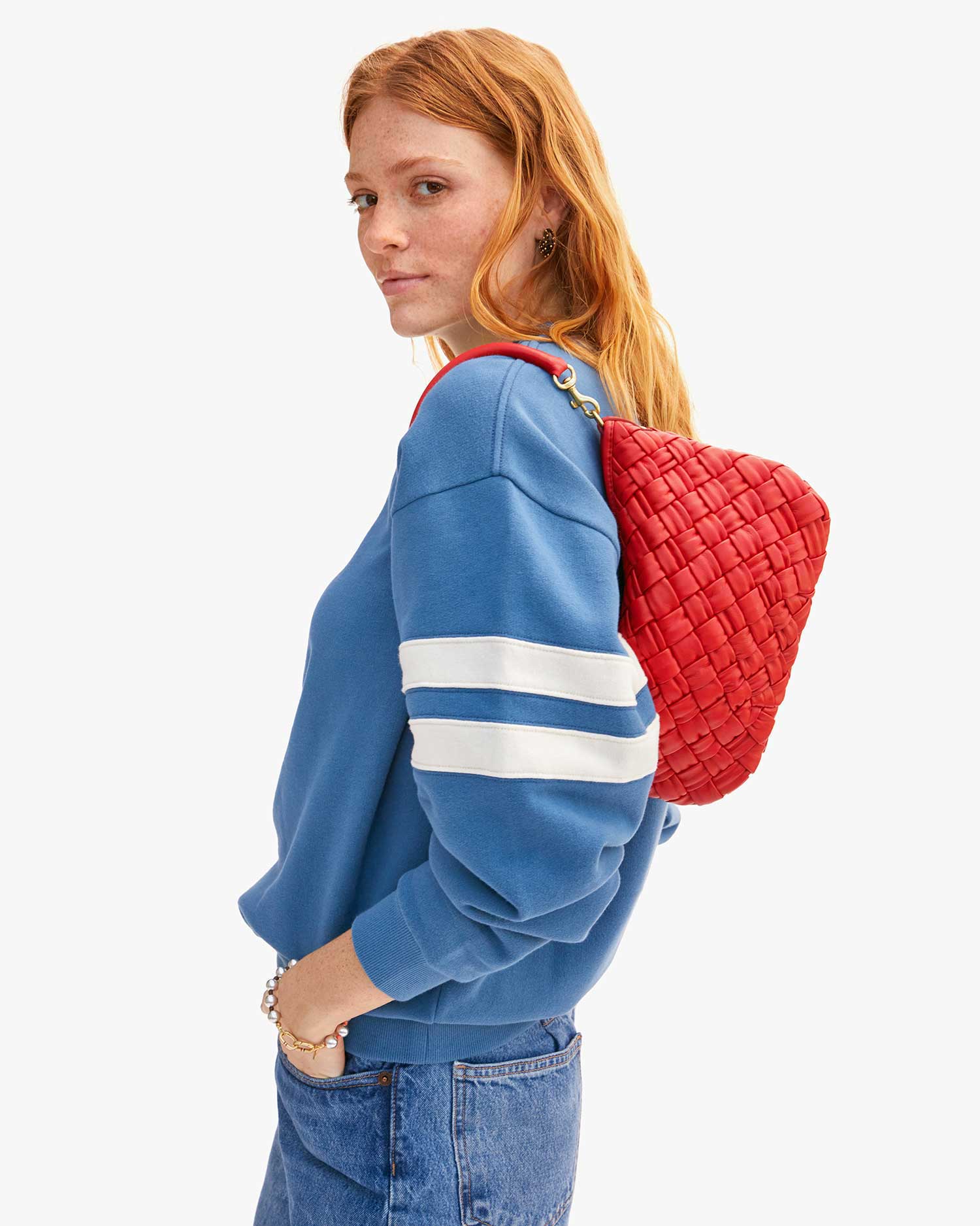Petit Moyen in Rosa Puffy Woven