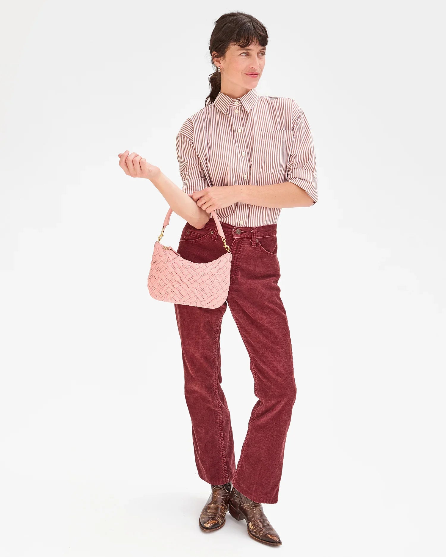Petit Moyen in Blush Puffy Woven