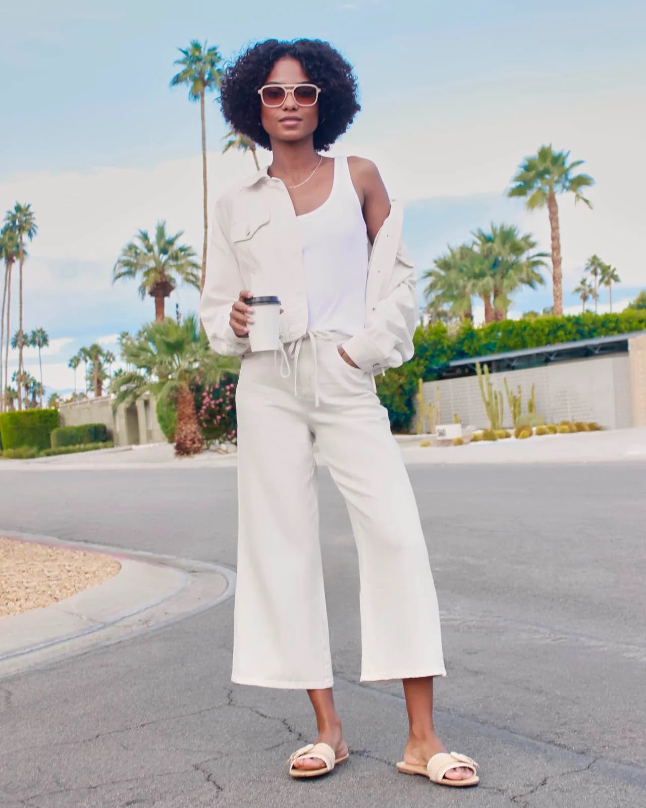 Lounge Denim Jacket in Moonstone