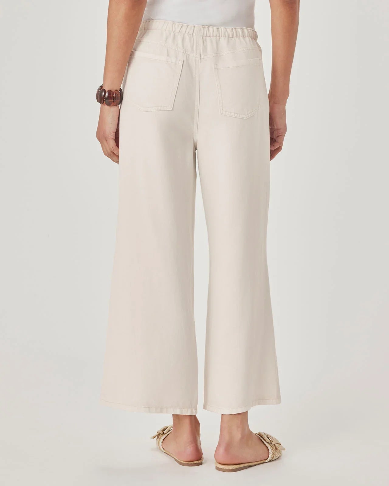 Lounge Denim Crop Pant in Moonstone