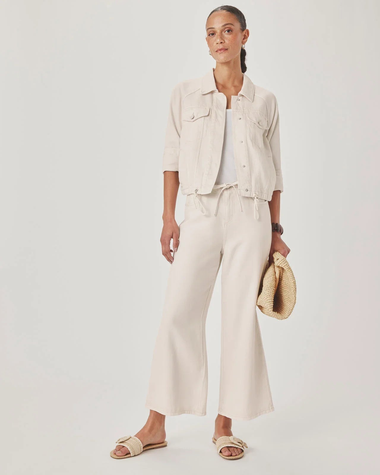 Lounge Denim Jacket in Moonstone