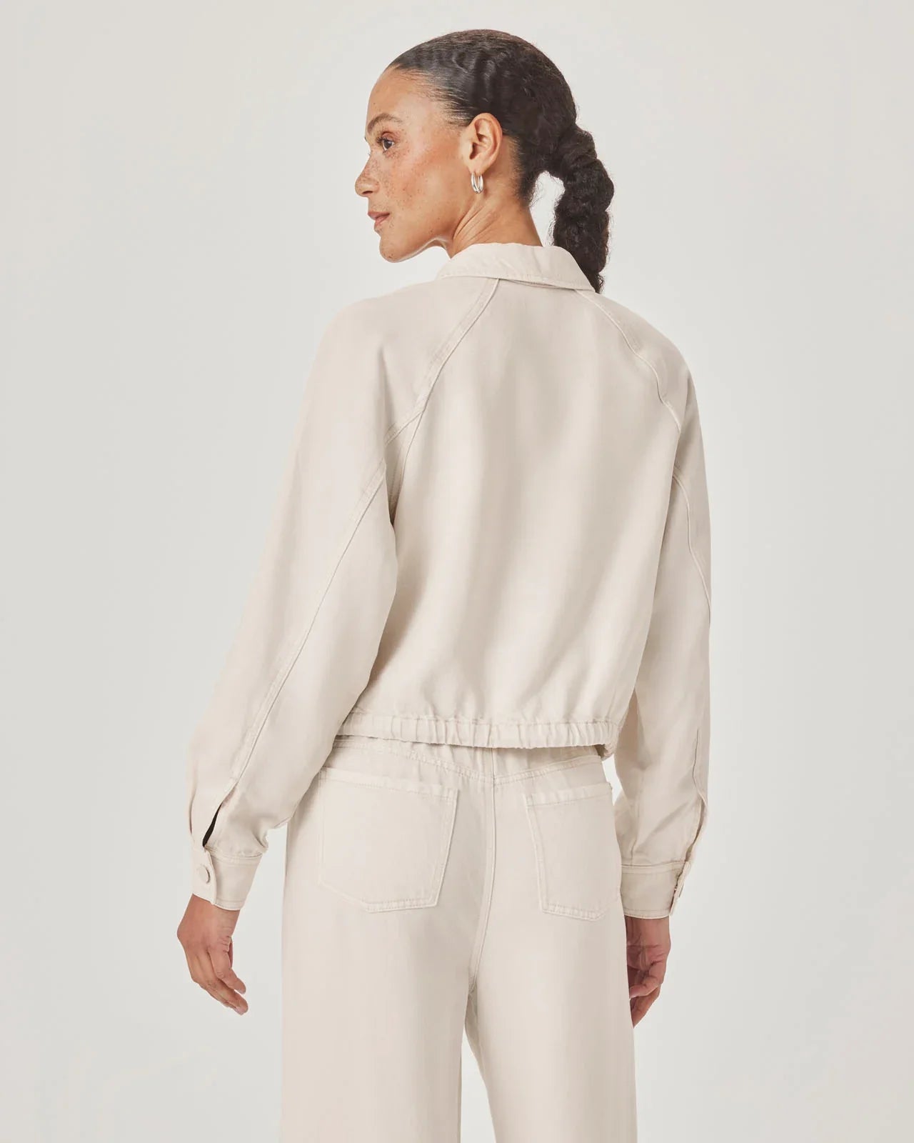 Lounge Denim Jacket in Moonstone