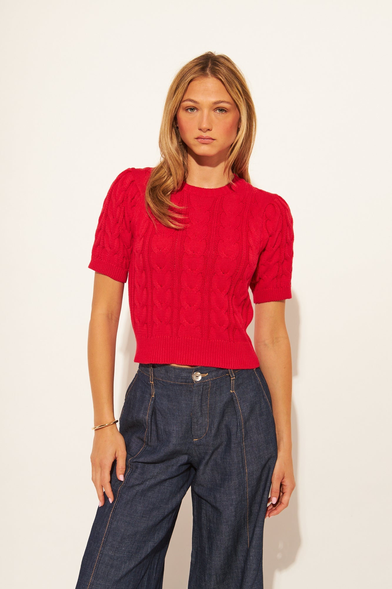 Percy Top in Rouge