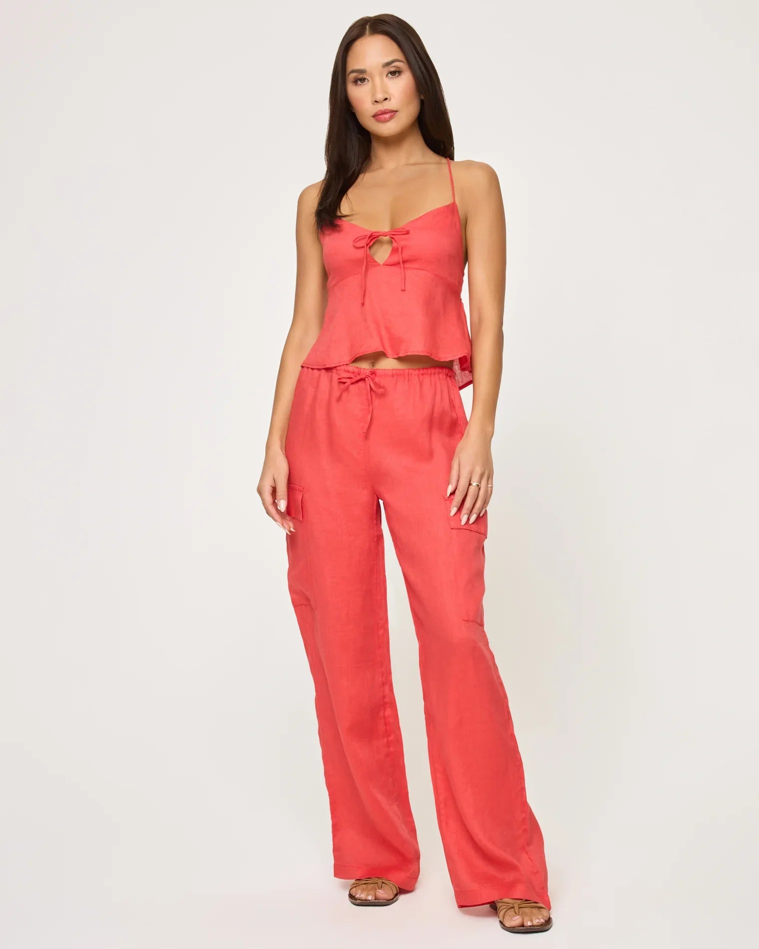 Sundown Cargo Pant in Grapefruit