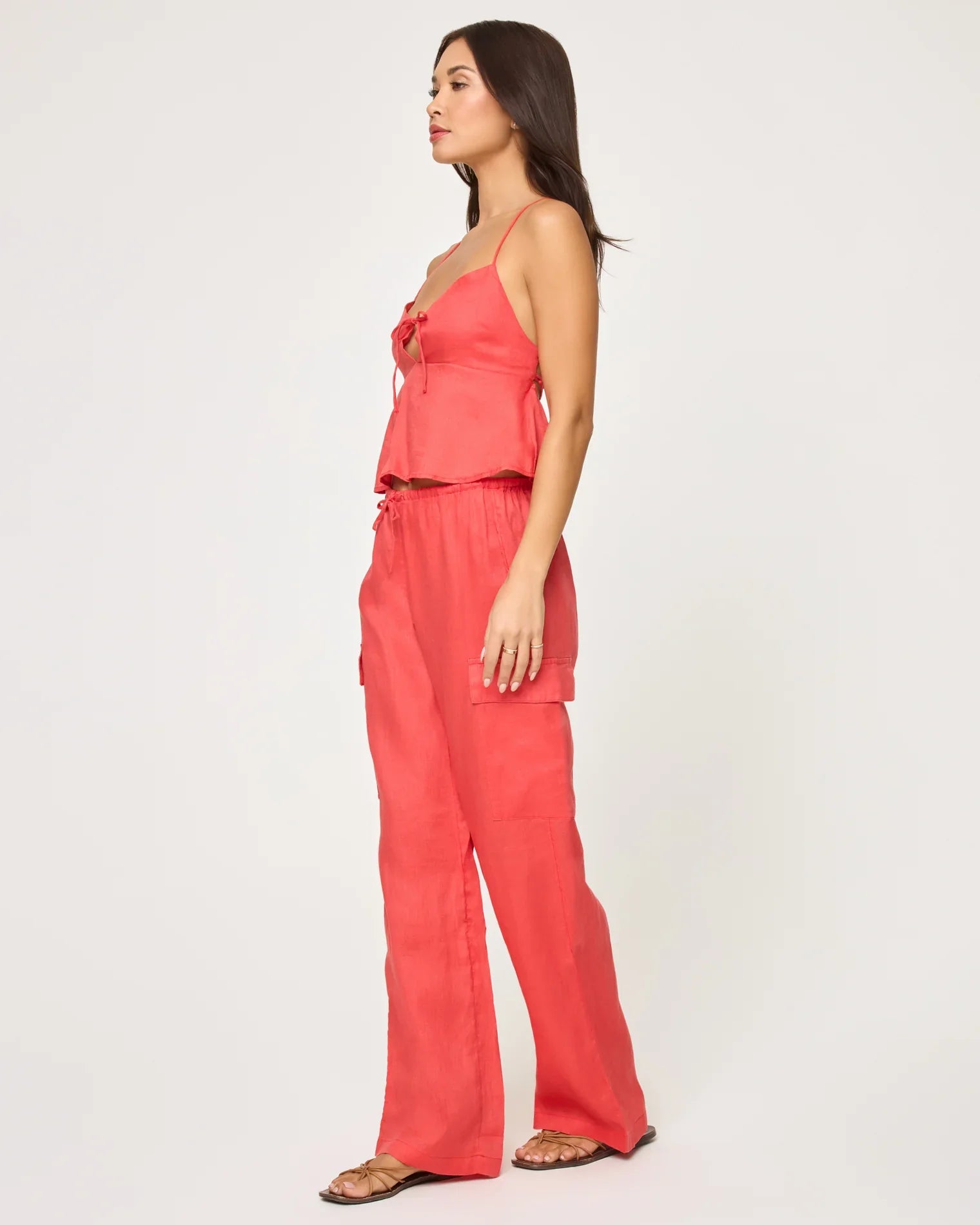 Sundown Cargo Pant in Grapefruit