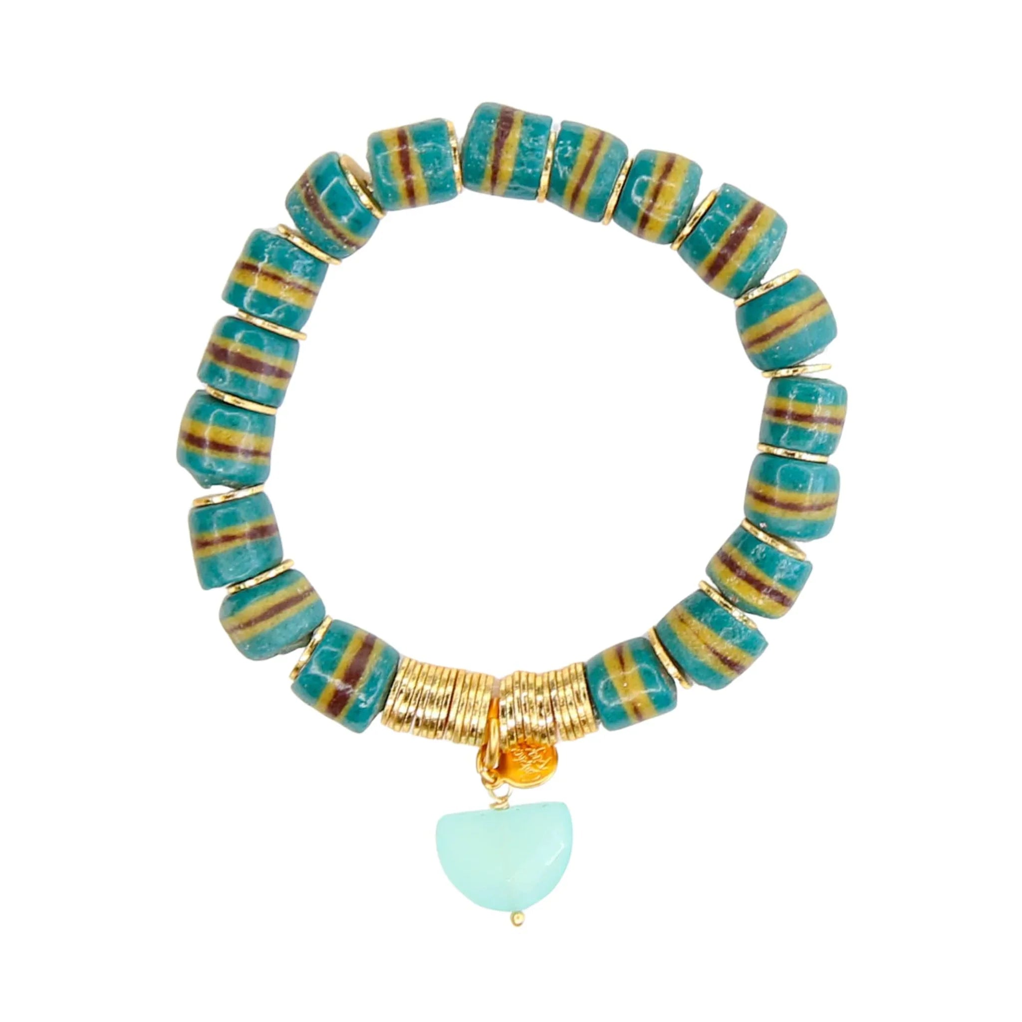 Shiloh Bracelet in Teal Green