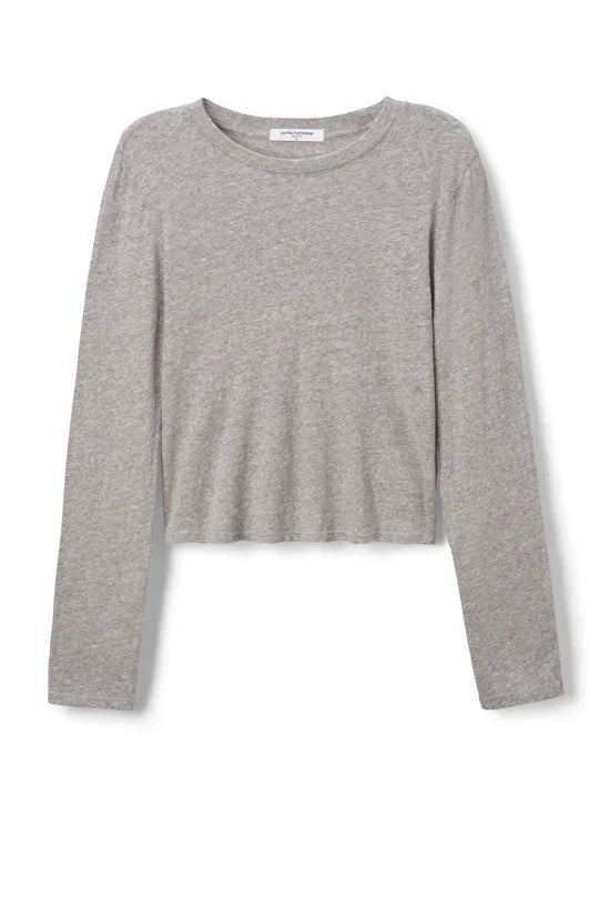 Jamie Long Sleeve in Heather Grey