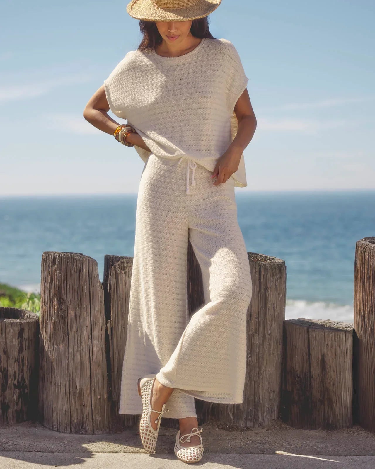 Marisol Crop Pant in Shell