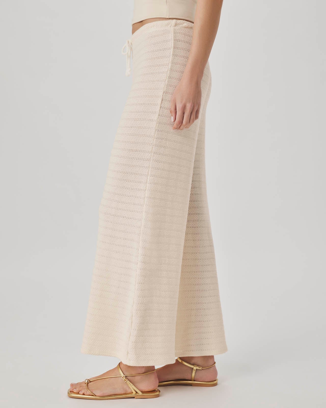 Marisol Crop Pant in Shell