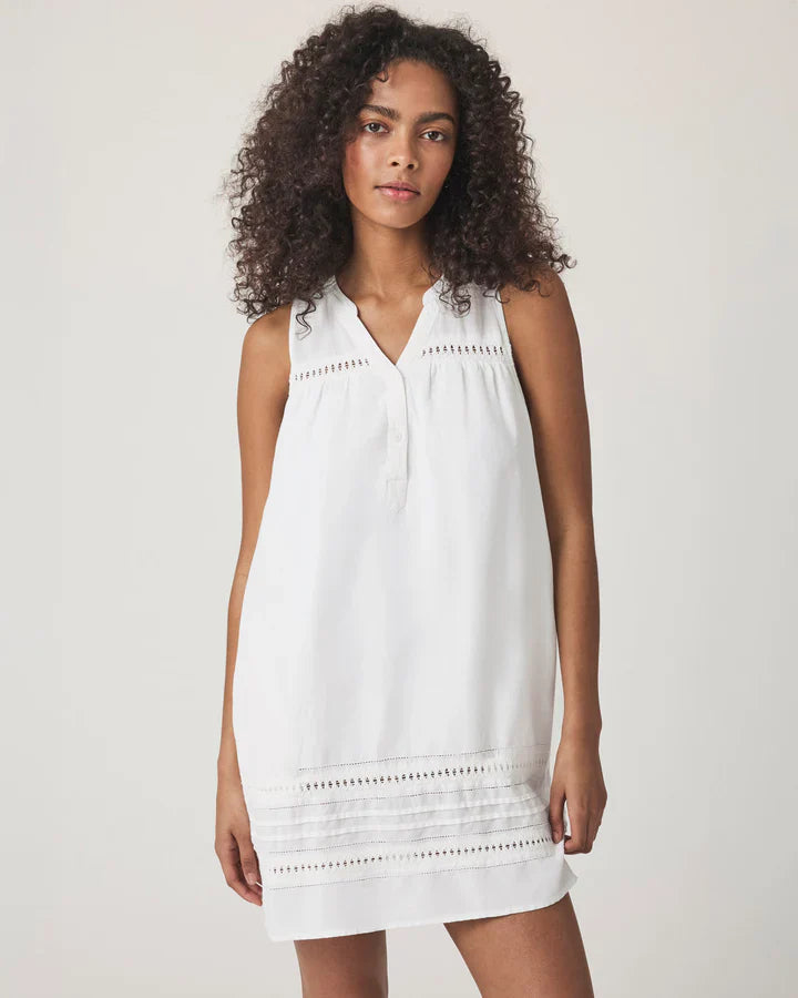 Catalina Mini Dress in White