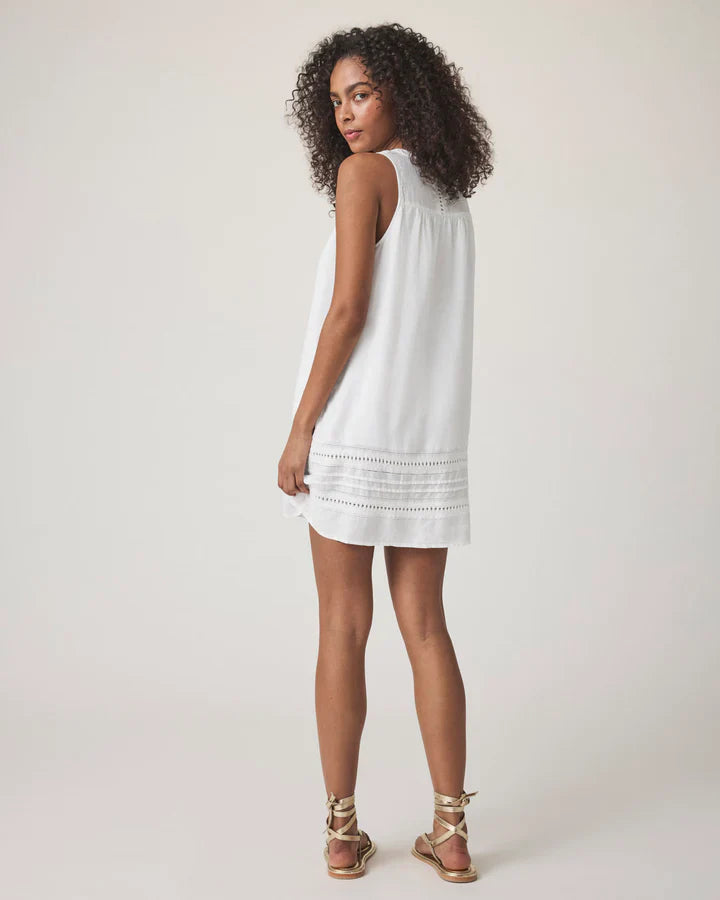 Catalina Mini Dress in White