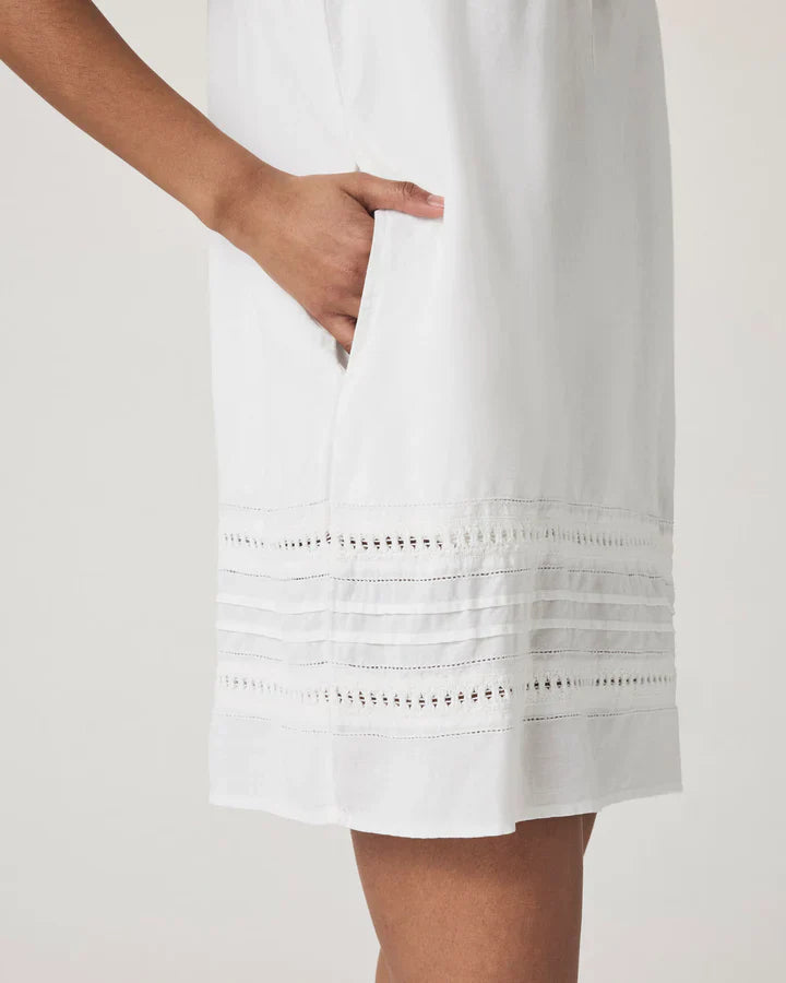 Catalina Mini Dress in White