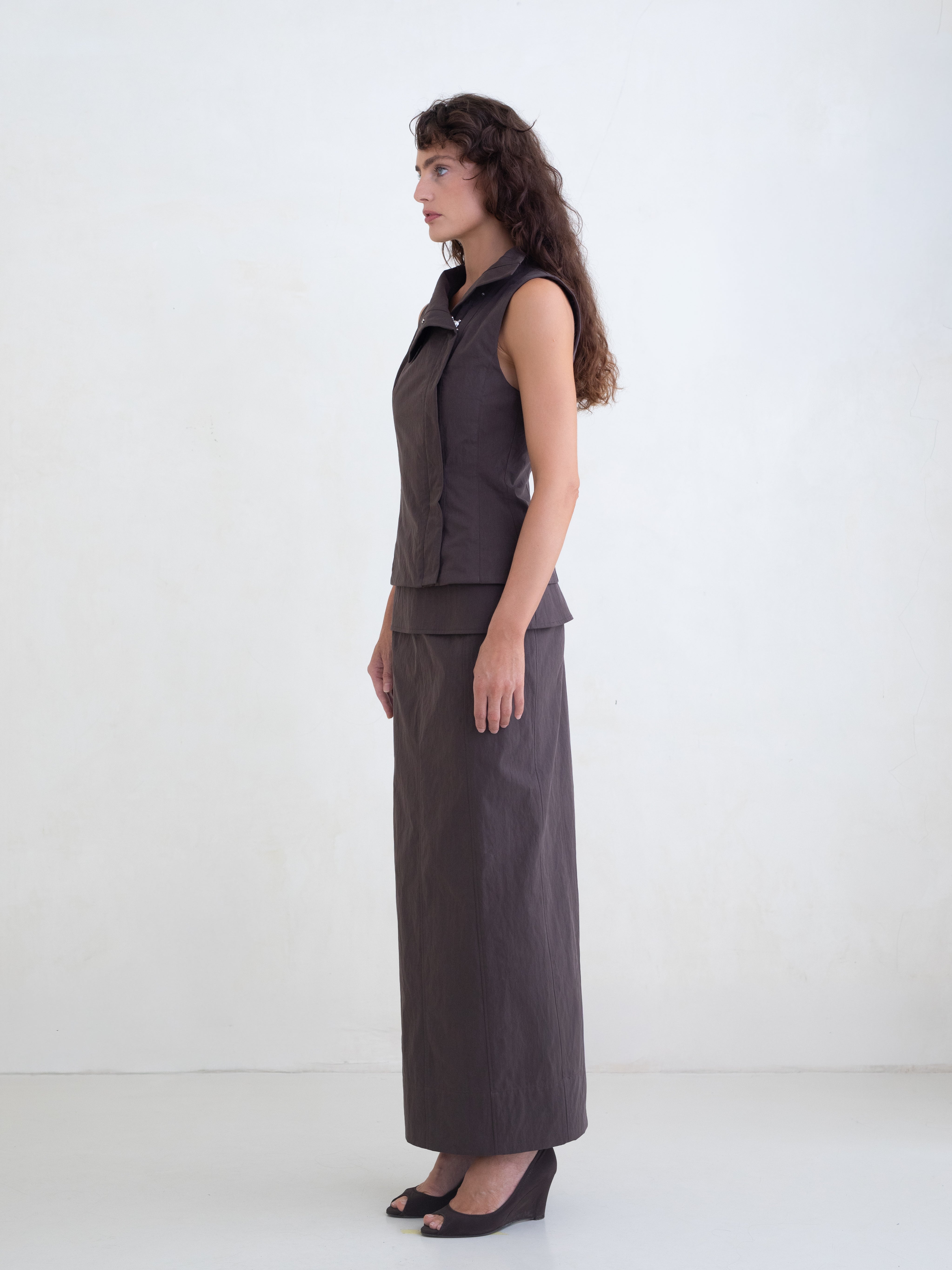 Secrets Vest - Brown