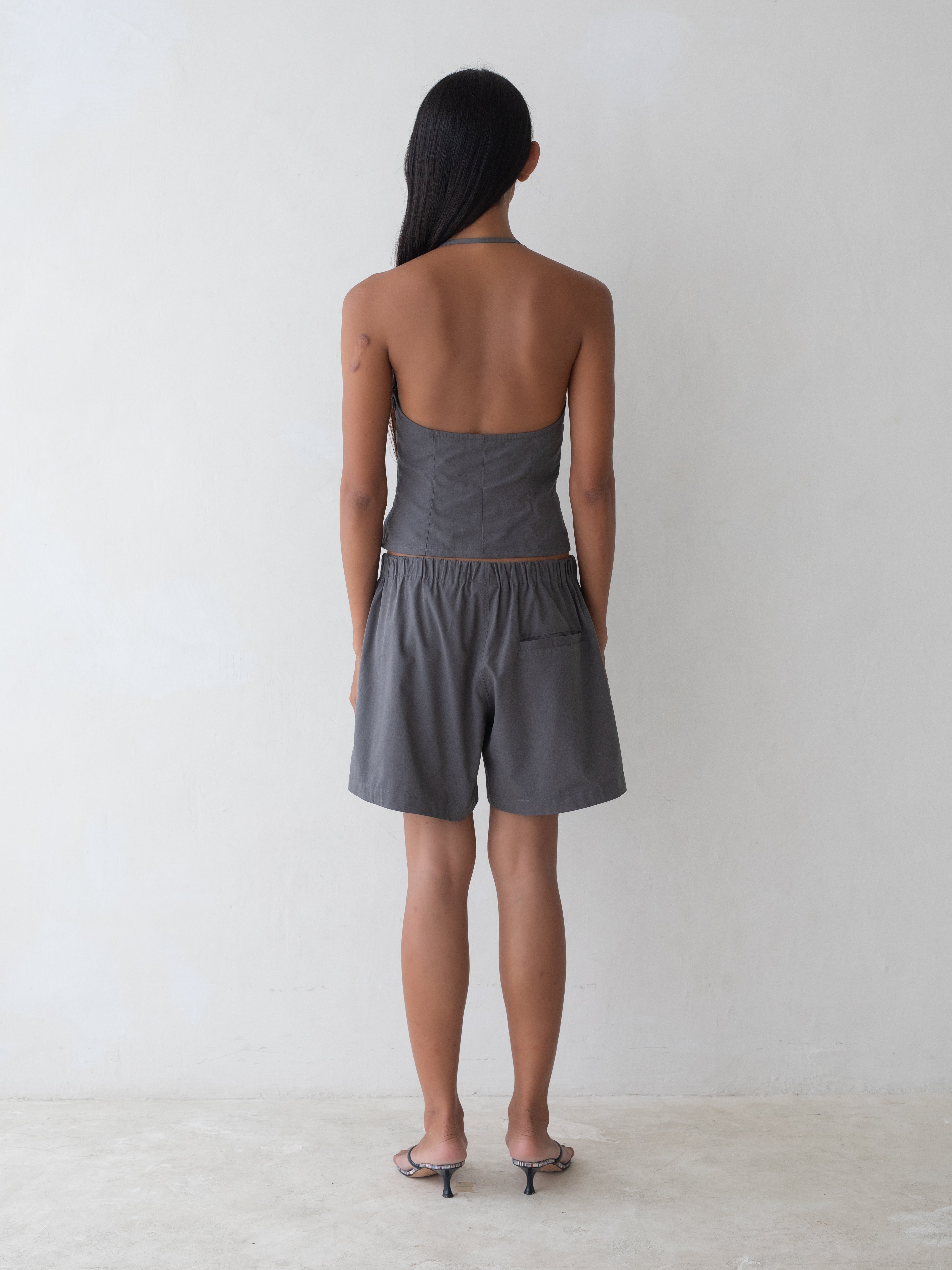 Flore Top - Charcoal