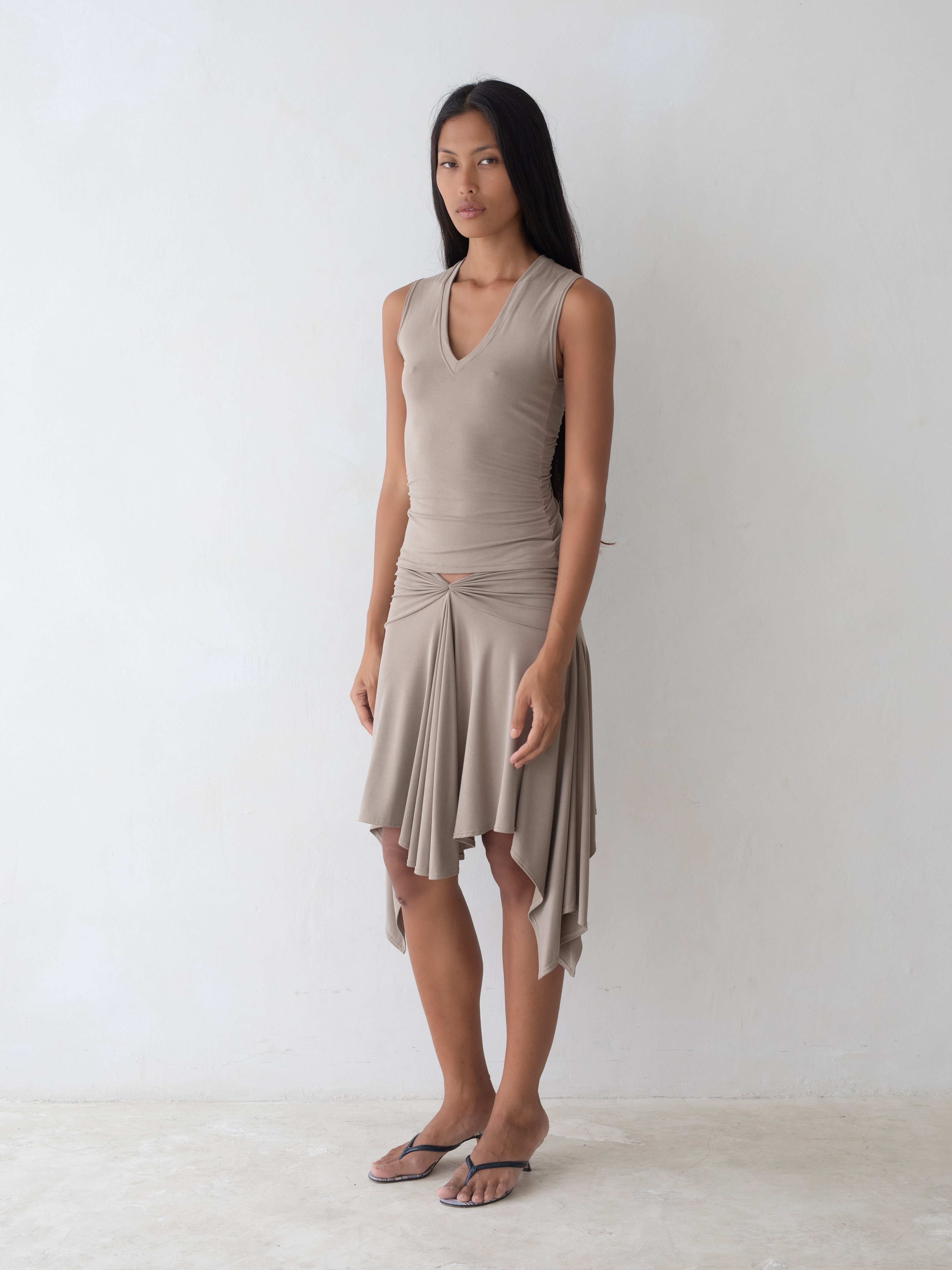 Morning Top - Taupe