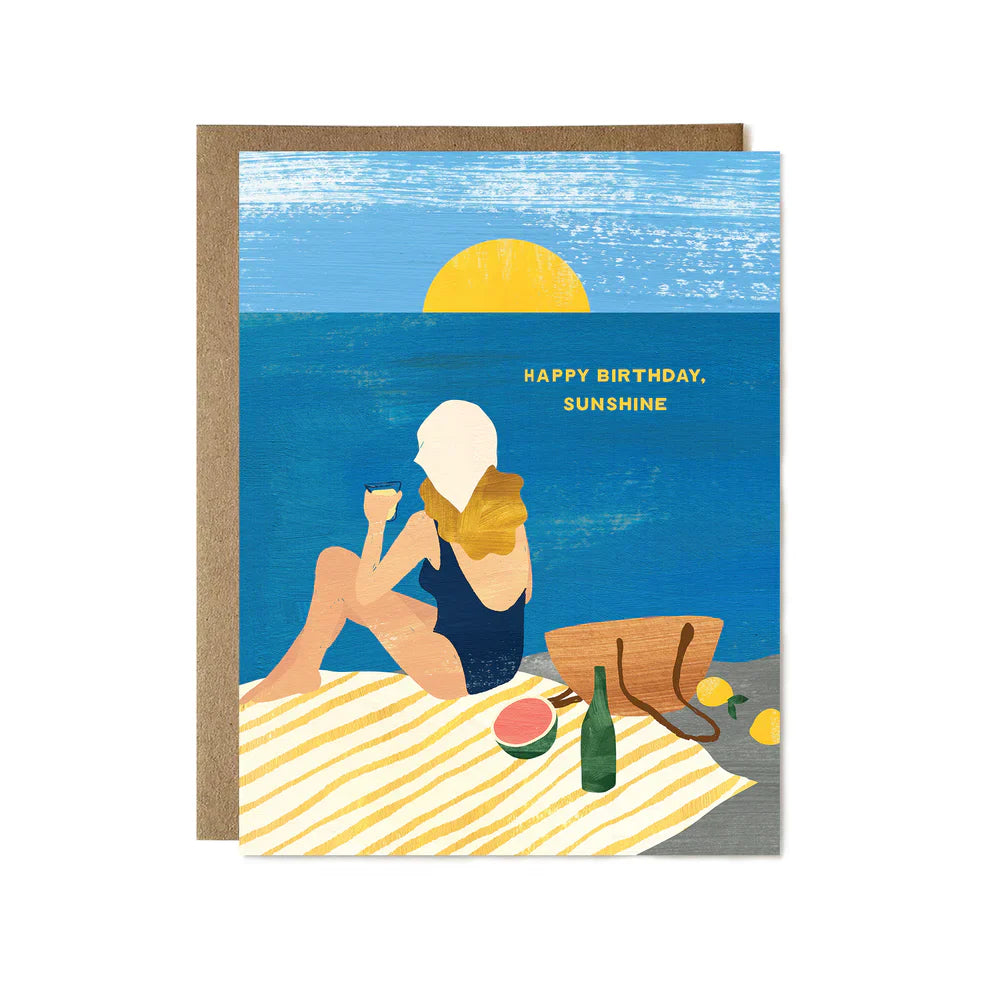 Happy Birthday Sunshine Card