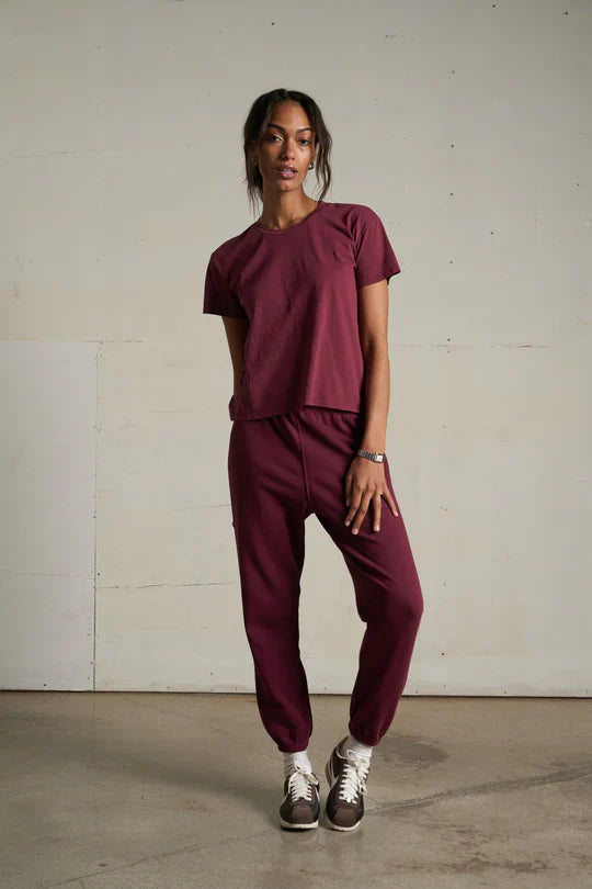 Johnny Sweatpant in Dark Burgundy
