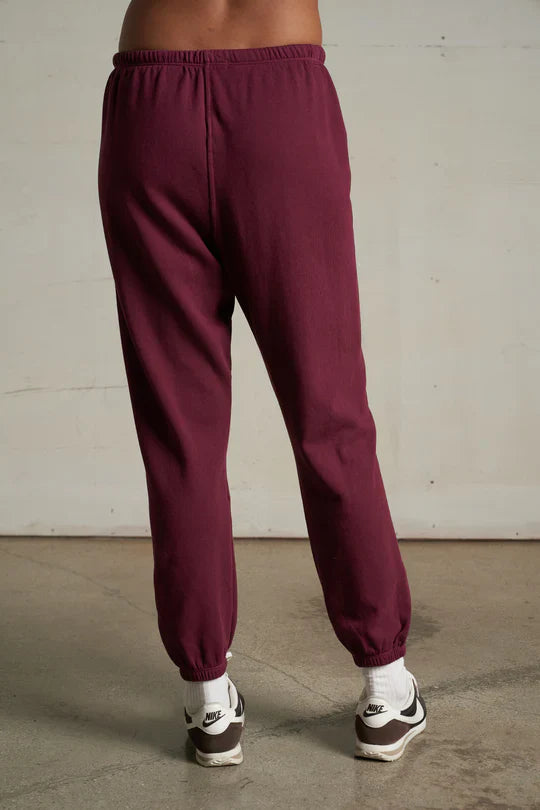 Johnny Sweatpant in Dark Burgundy