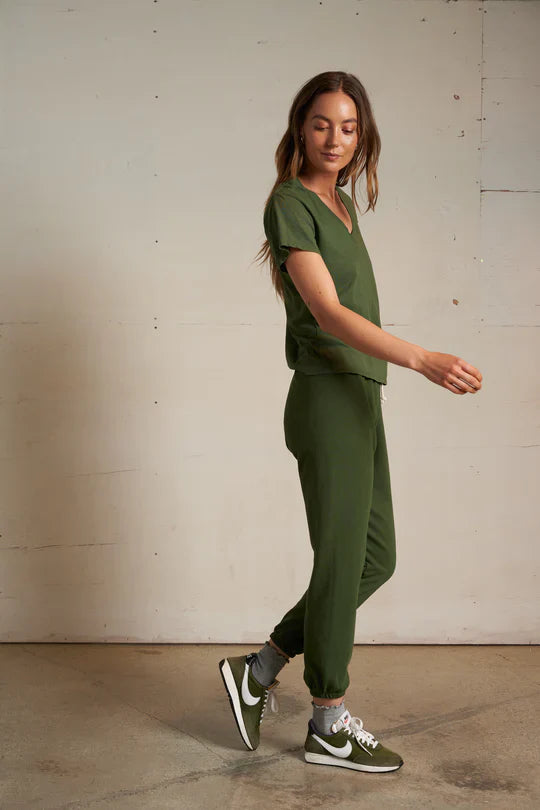 Johnny Sweatpant in Fern Green