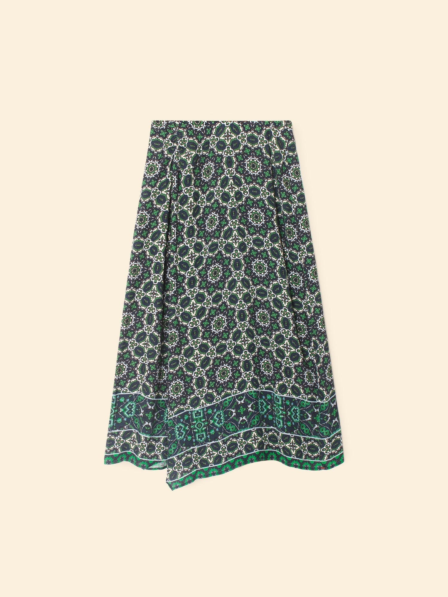 Yana Skirt in Navy Tile