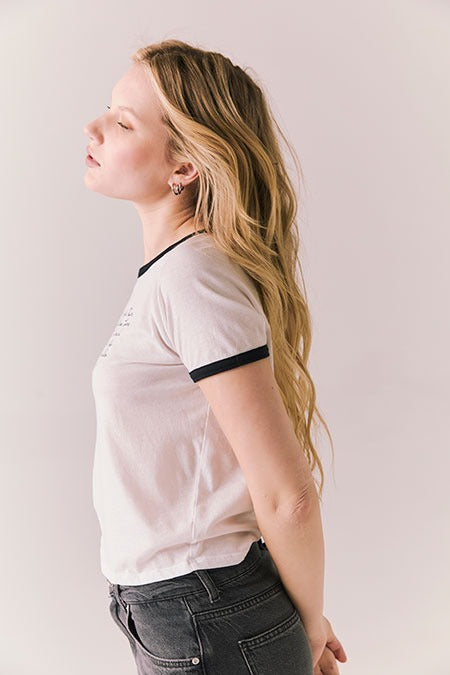 NY Paris Amsterdam London Tee in White