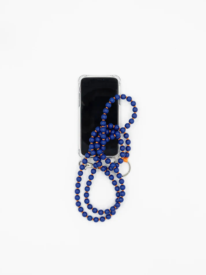 Handykette Phone Necklace in Blue/Orange