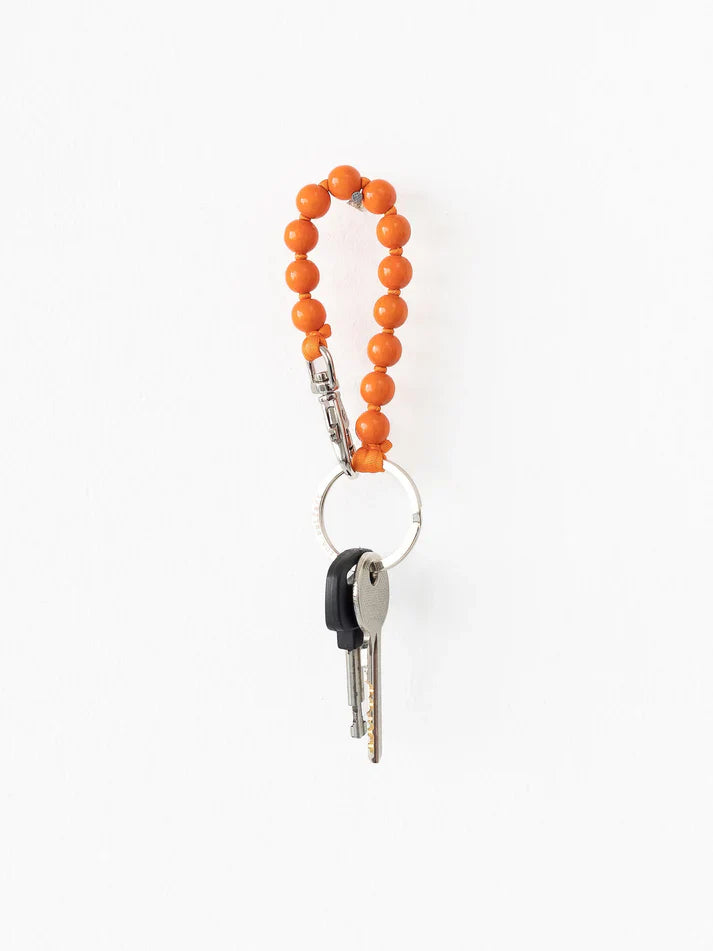 Perlen Short Keyholder in Neon Orange