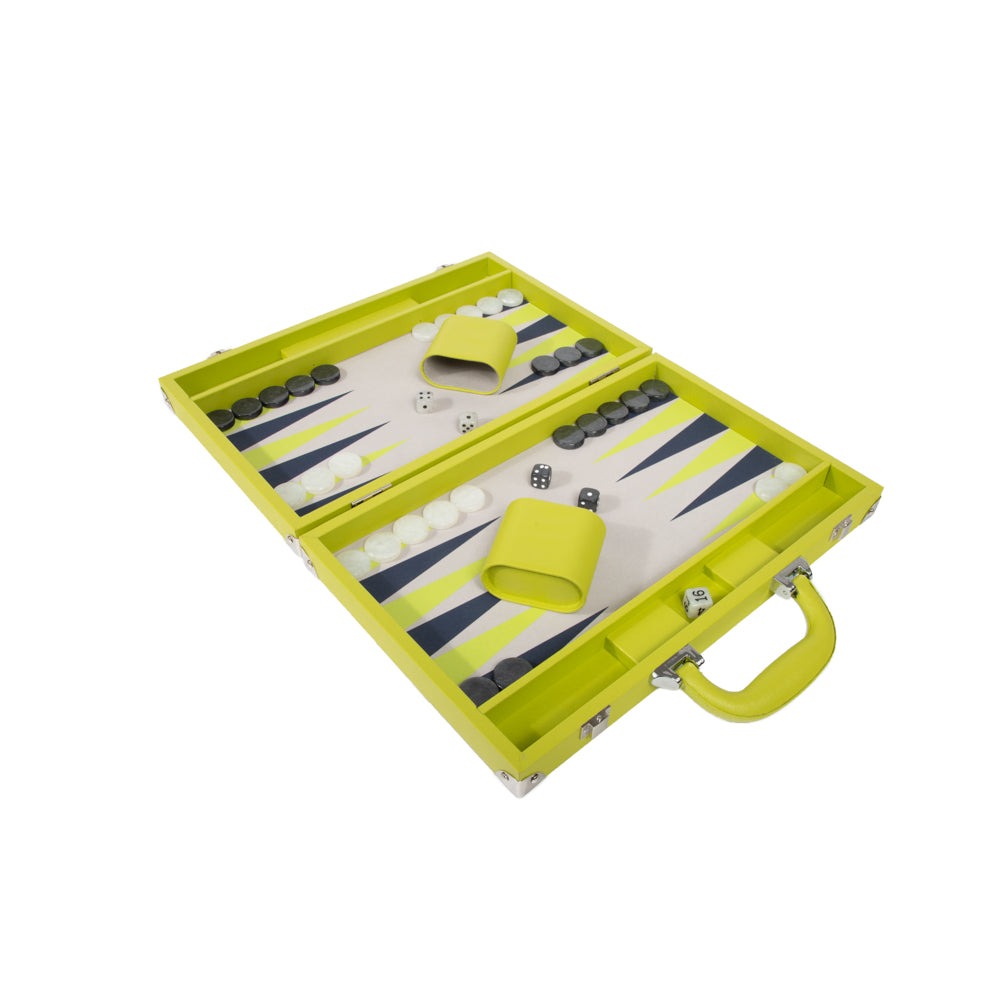 Backgammon Set Lime