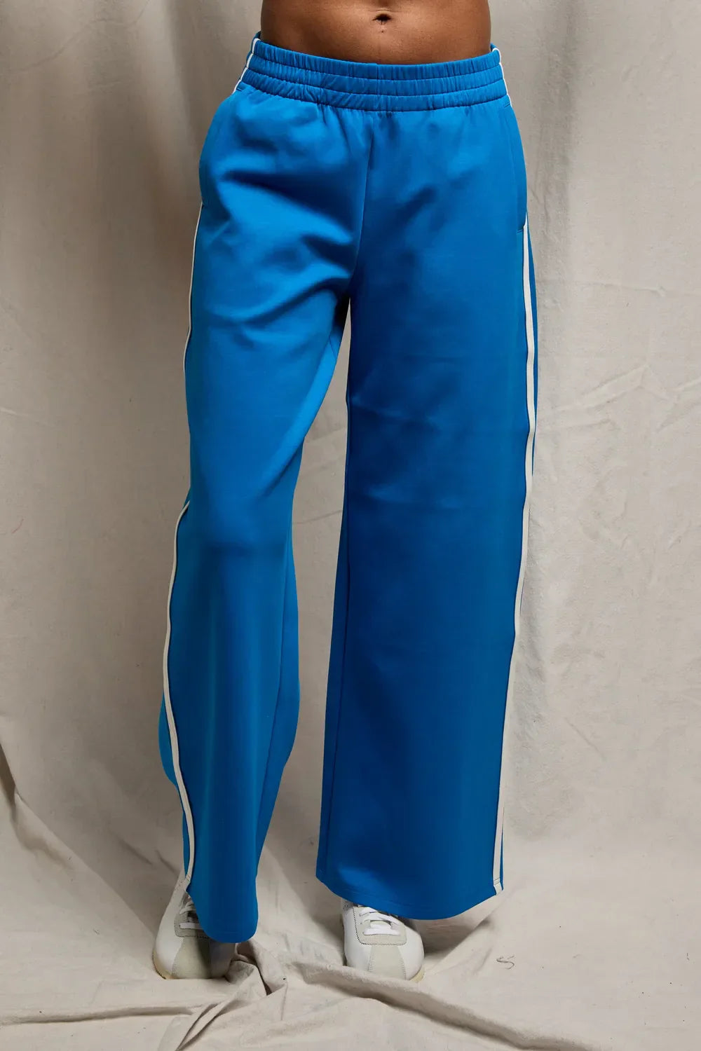 Mikos Wide Leg Pants in Cobalt