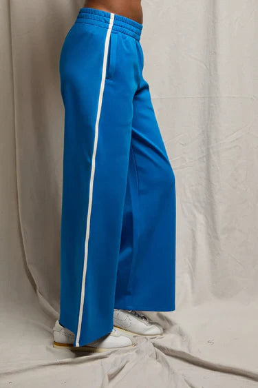Mikos Wide Leg Pants in Cobalt