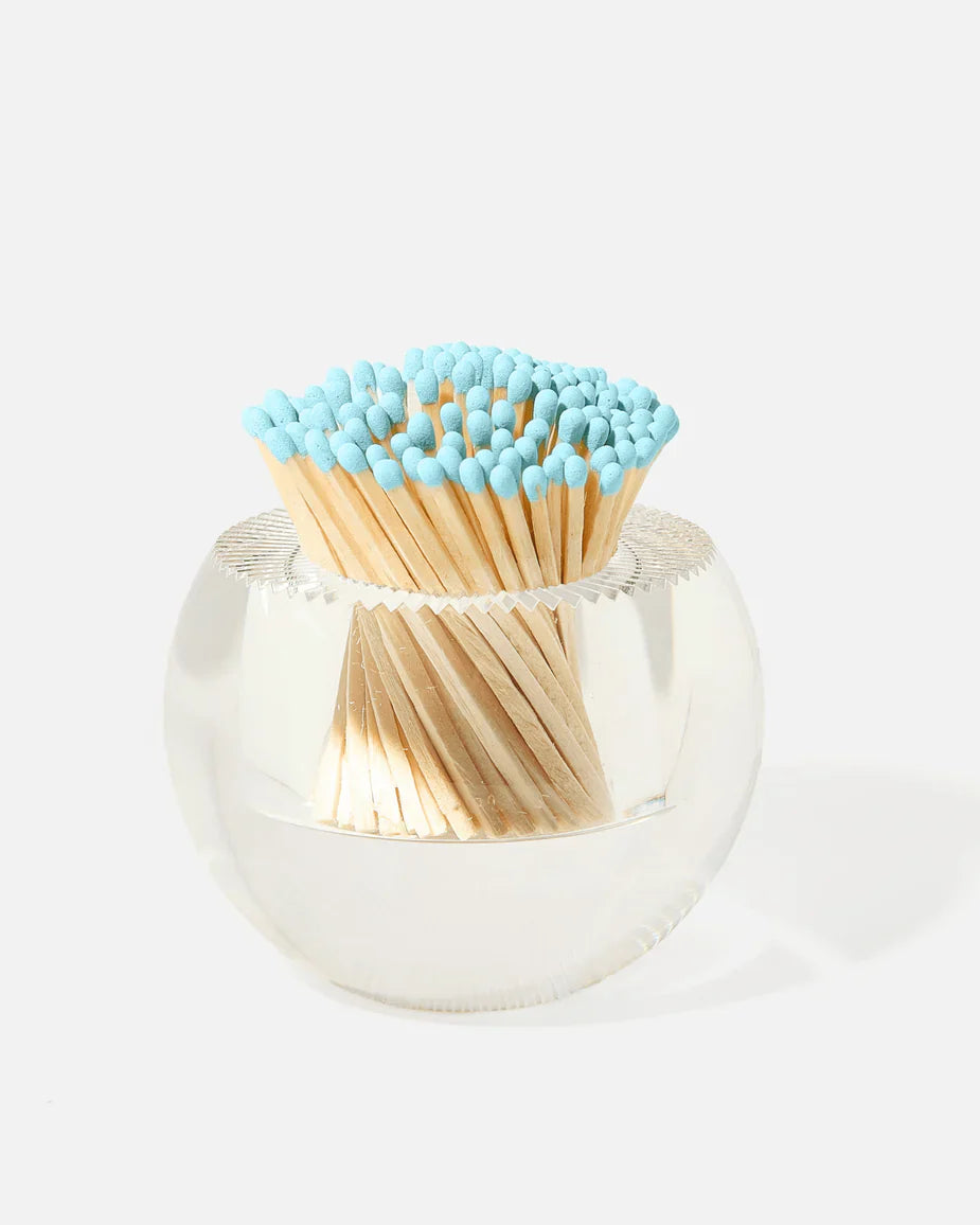 Round Match Striker w/ Light Blue Matches