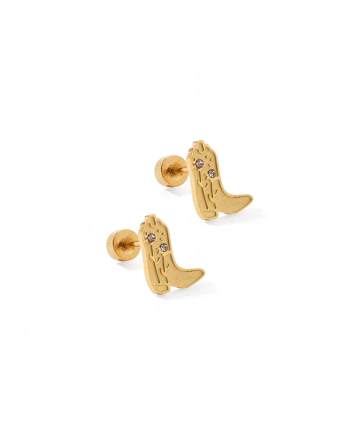 Daisy Cowgirl Boot Screwback Studs