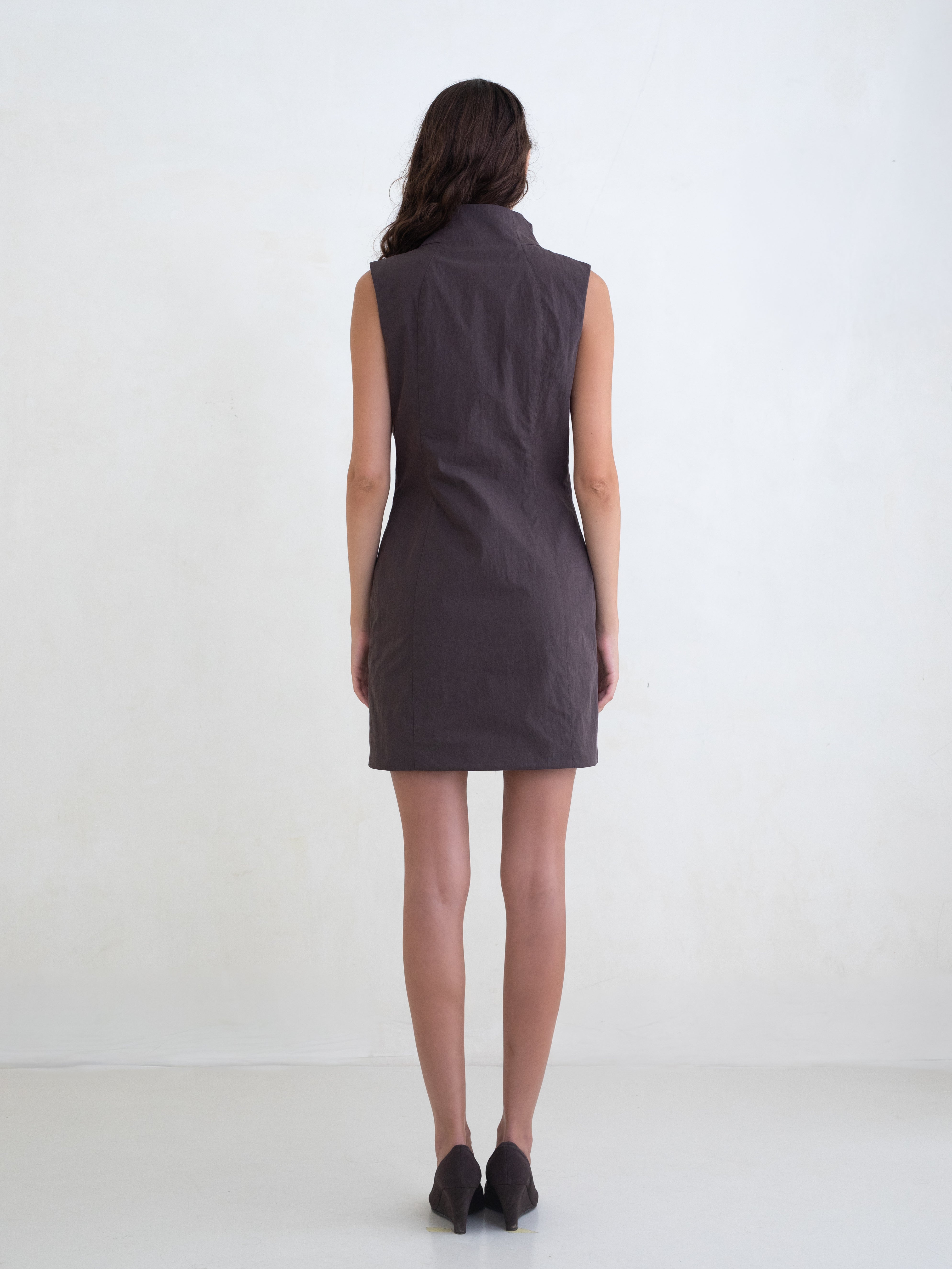 Secrets Dress - Brown